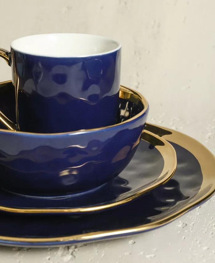 Aparelho de Jantar e Chá em Porcelana Premium Carezza - 16 Peças