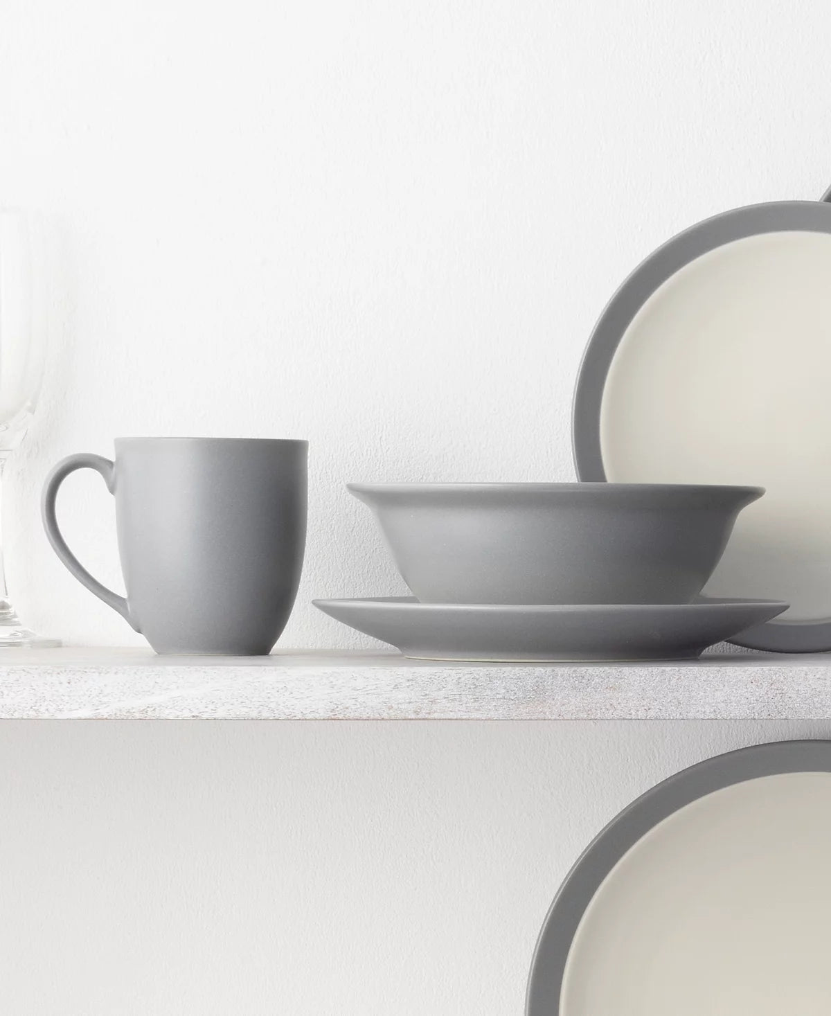 Aparelho de Jantar e Chá em Porcelana Clássico Urnato - 16 Peças