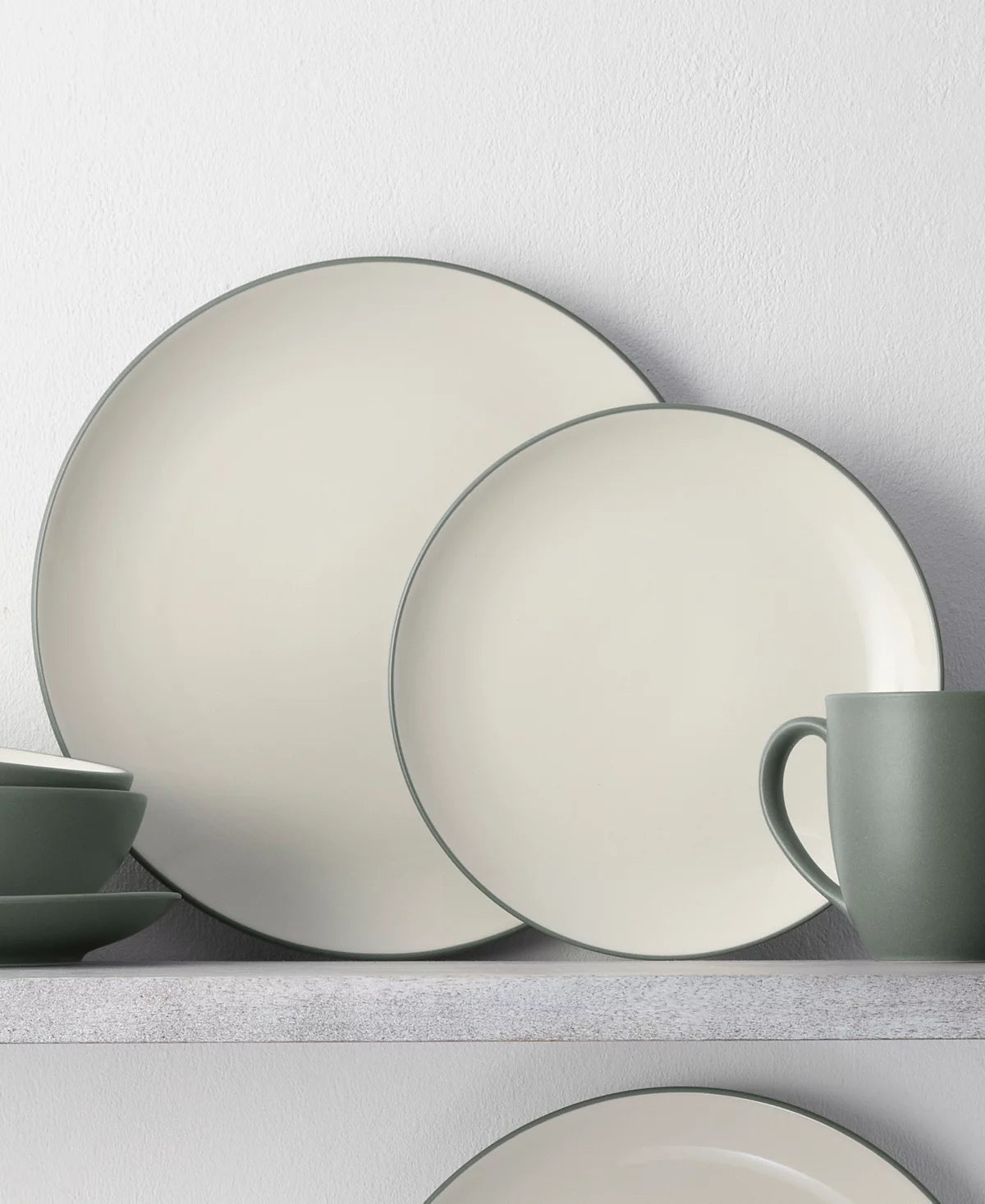 Aparelho de Jantar e Chá em Porcelana Clássico Ornato - 16 Peças