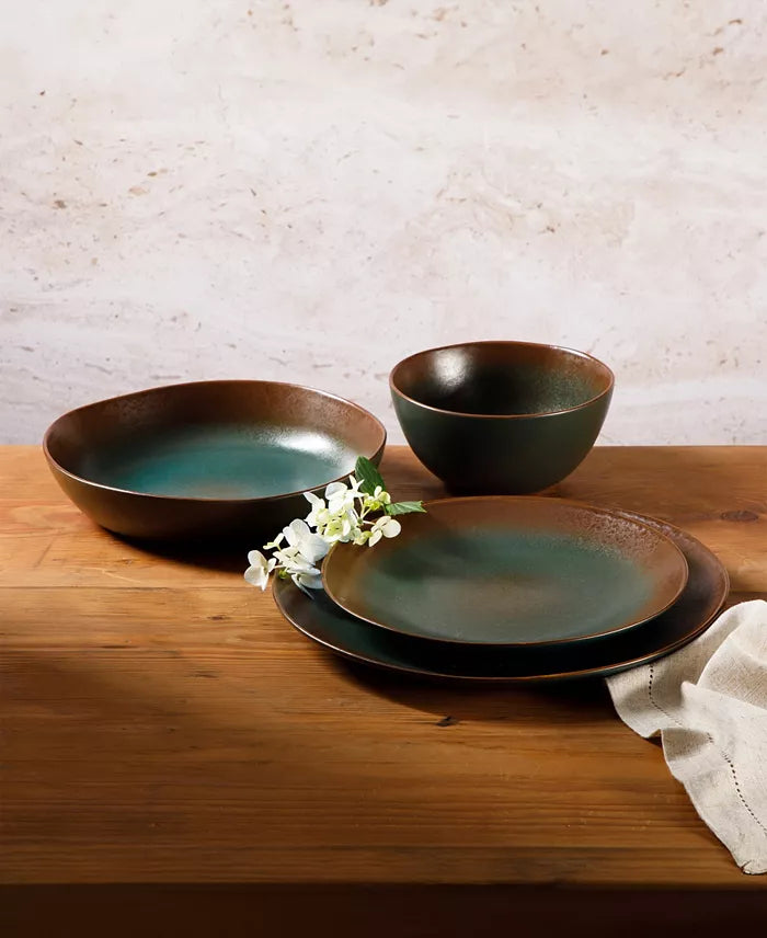 Aparelho de Jantar em Porcelana Minimalista Bruma - 16 Peças