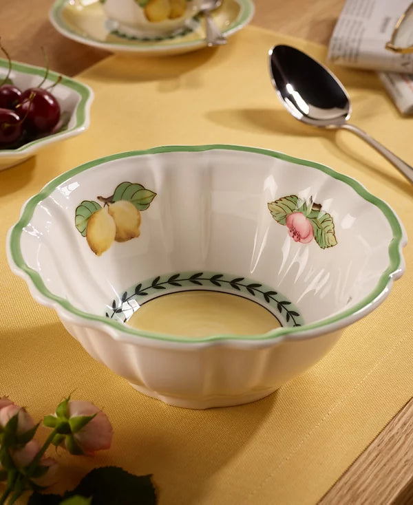Aparelho de Jantar em Porcelana Decorado La Campagna - 12 Peças