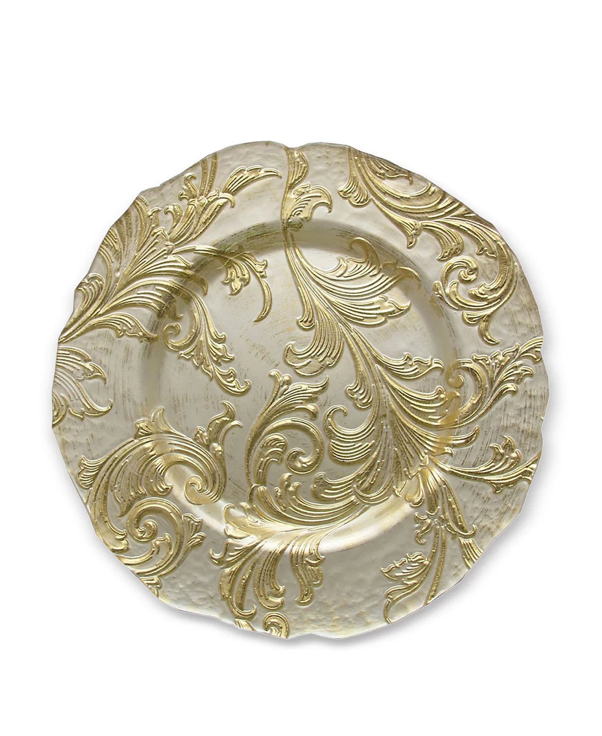 Pratos em Porcelana Premium Folha de Ouro - 4 Peças