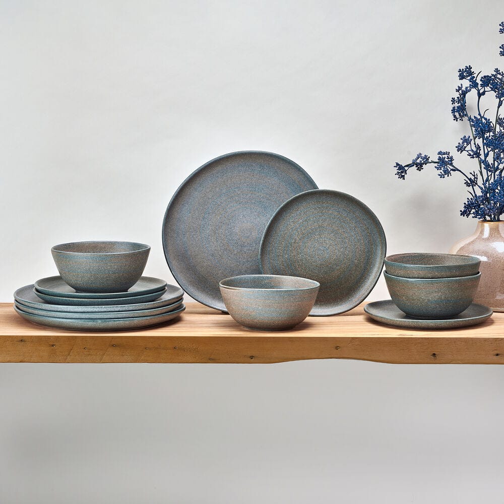 Aparelho de Jantar 20 Peças em Porcelana Contemporâneo – Mizumi