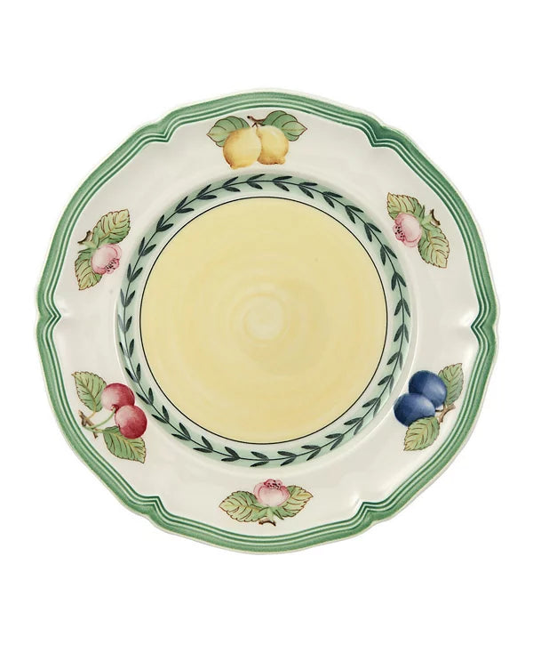 Aparelho de Jantar em Porcelana Decorado La Campagna - 12 Peças