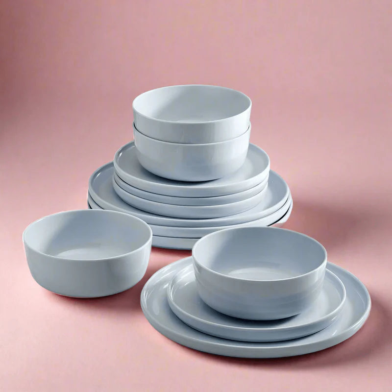 Aparelho de Jantar 15 Peças em Cerâmica Minimalista – Aozora