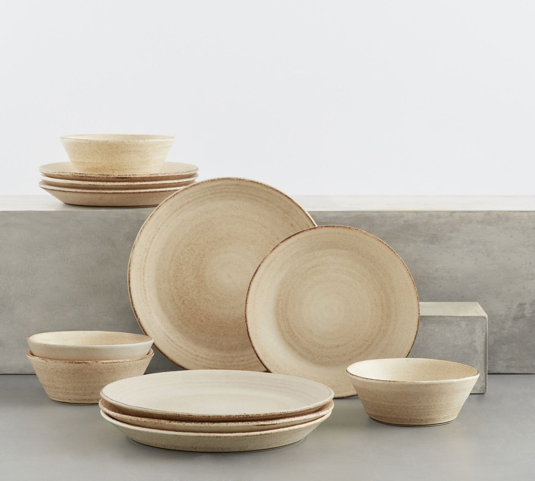 Aparelho de Jantar 25 Peças em Porcelana Minimalista – Hikari