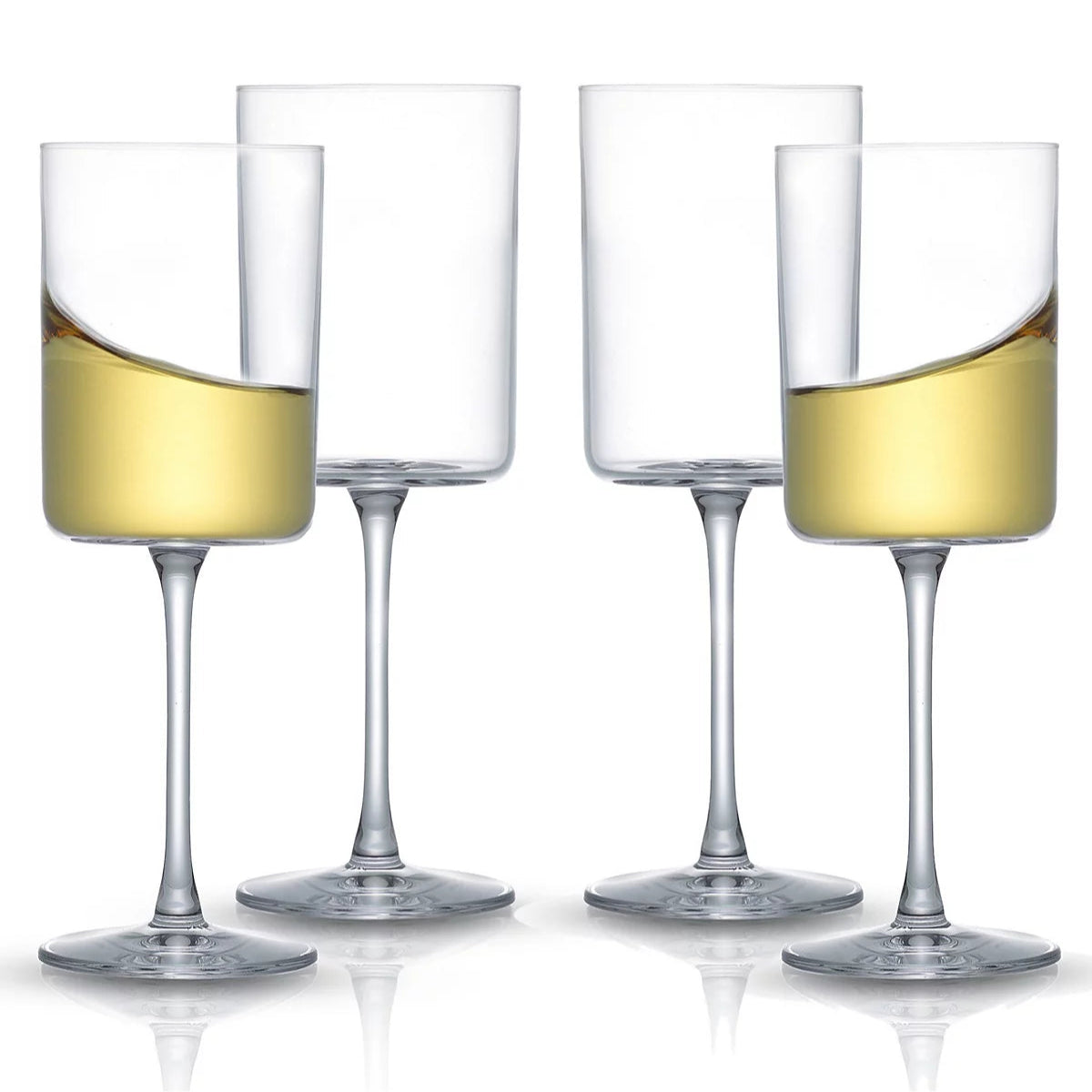 Jogo de 4 Taças de Vinho Branco em Cristal Aurora - 360ml