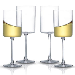Jogo de 4 Taças de Vinho Branco em Cristal Aurora - 360ml