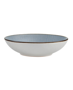 Aparelho de Jantar em Porcelana Mediterrâneo Salina - 12 Peças