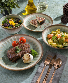 Aparelho de Jantar em Porcelana Contemporâneo Ayaka - 16 Peças