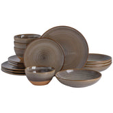 Aparelho de Jantar em Porcelana Contemporâneo Kiyomi - 16 Peças