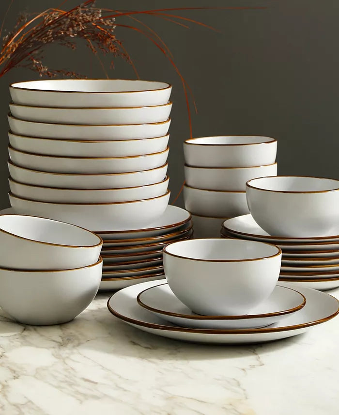 Aparelho de Jantar em Porcelana Lux Incantare - 12 Peças