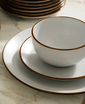 Aparelho de Jantar em Porcelana Lux Incantare - 12 Peças