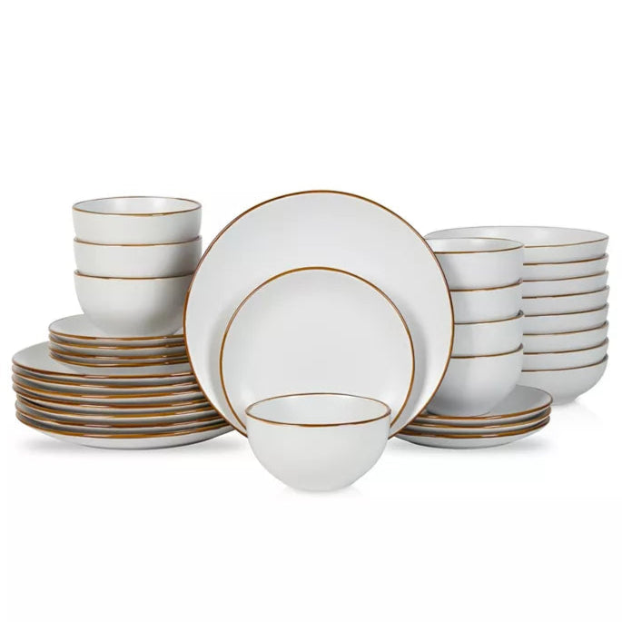 Aparelho de Jantar em Porcelana Lux Incantare - 12 Peças