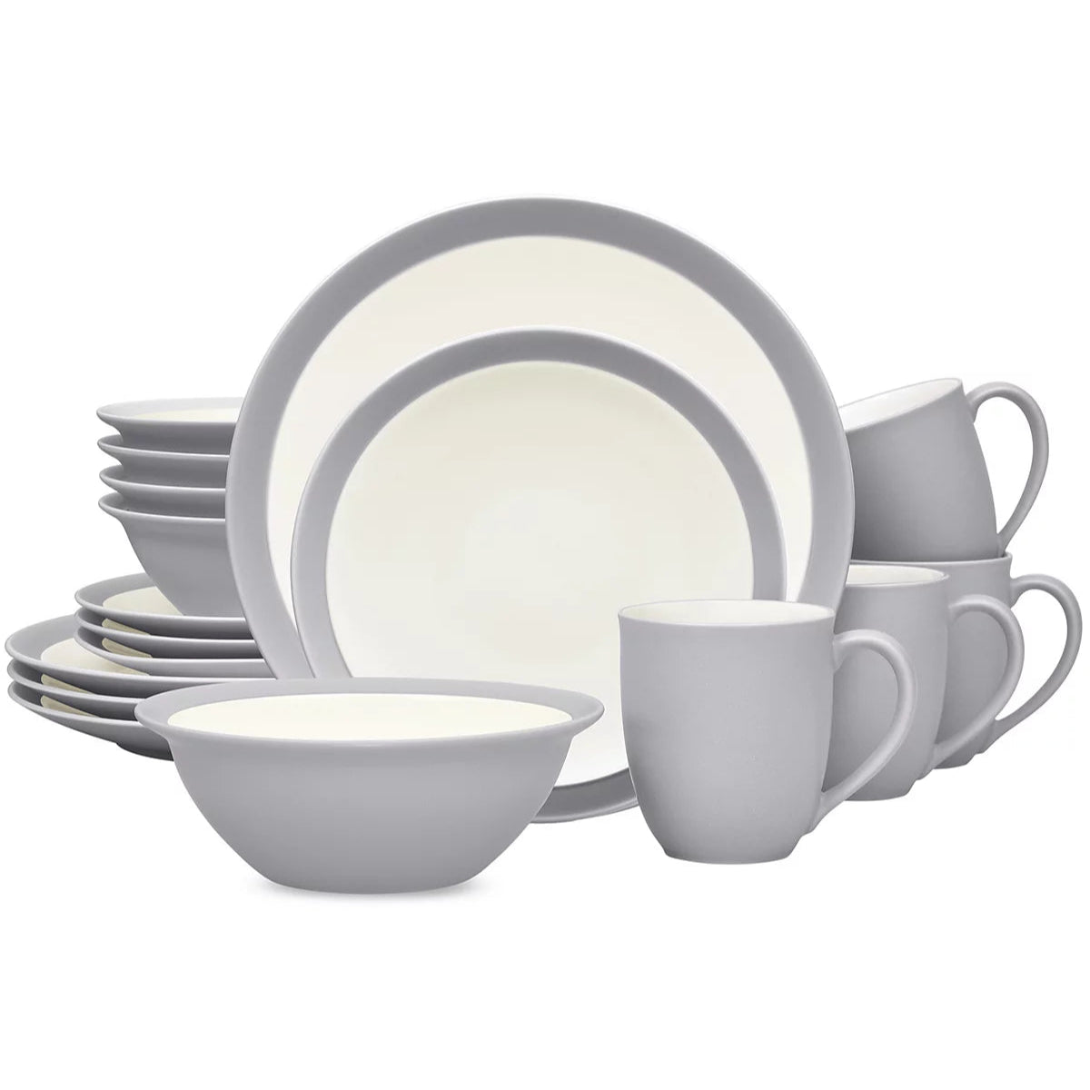 Aparelho de Jantar e Chá em Porcelana Clássico Urnato - 16 Peças