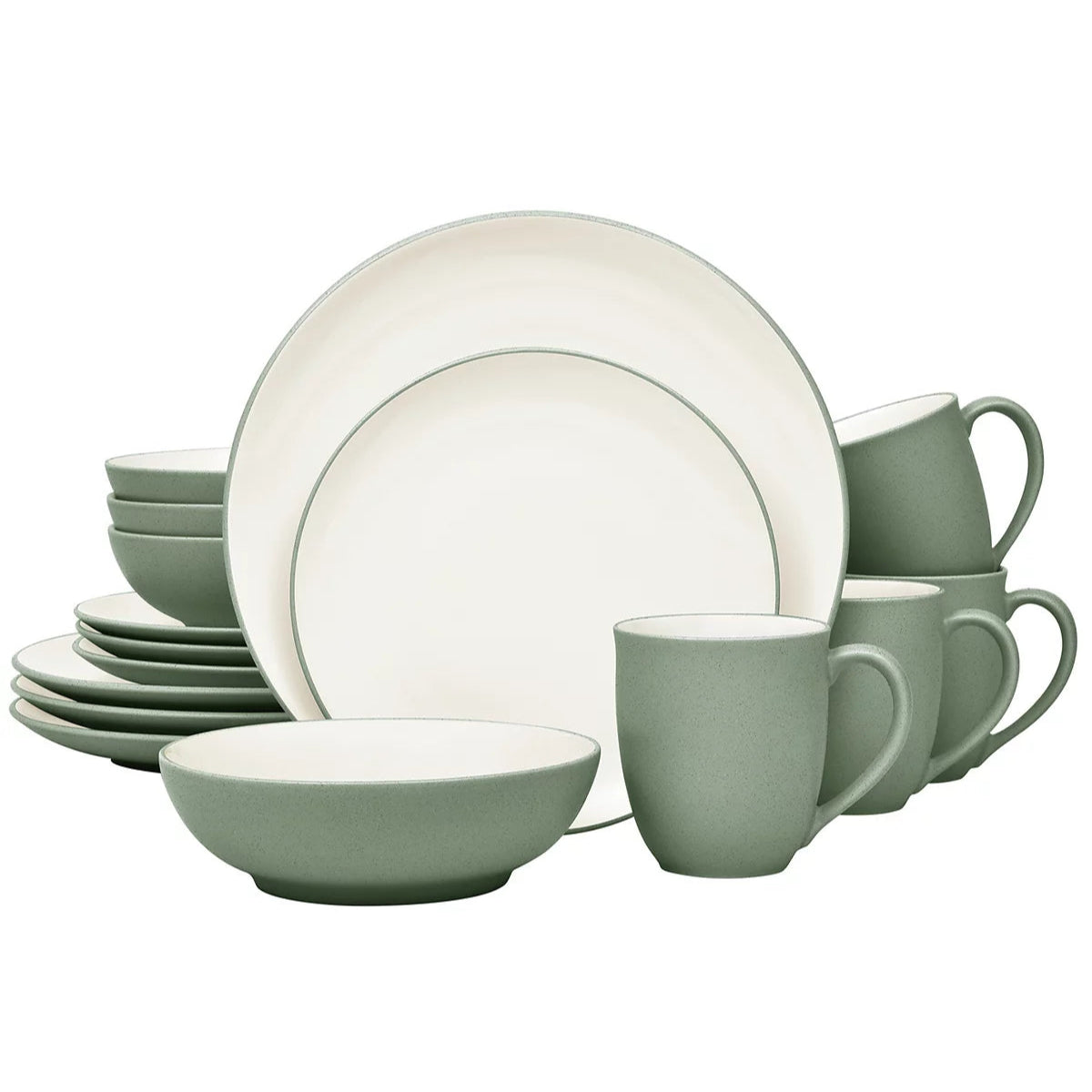 Aparelho de Jantar e Chá em Porcelana Clássico Ornato - 16 Peças