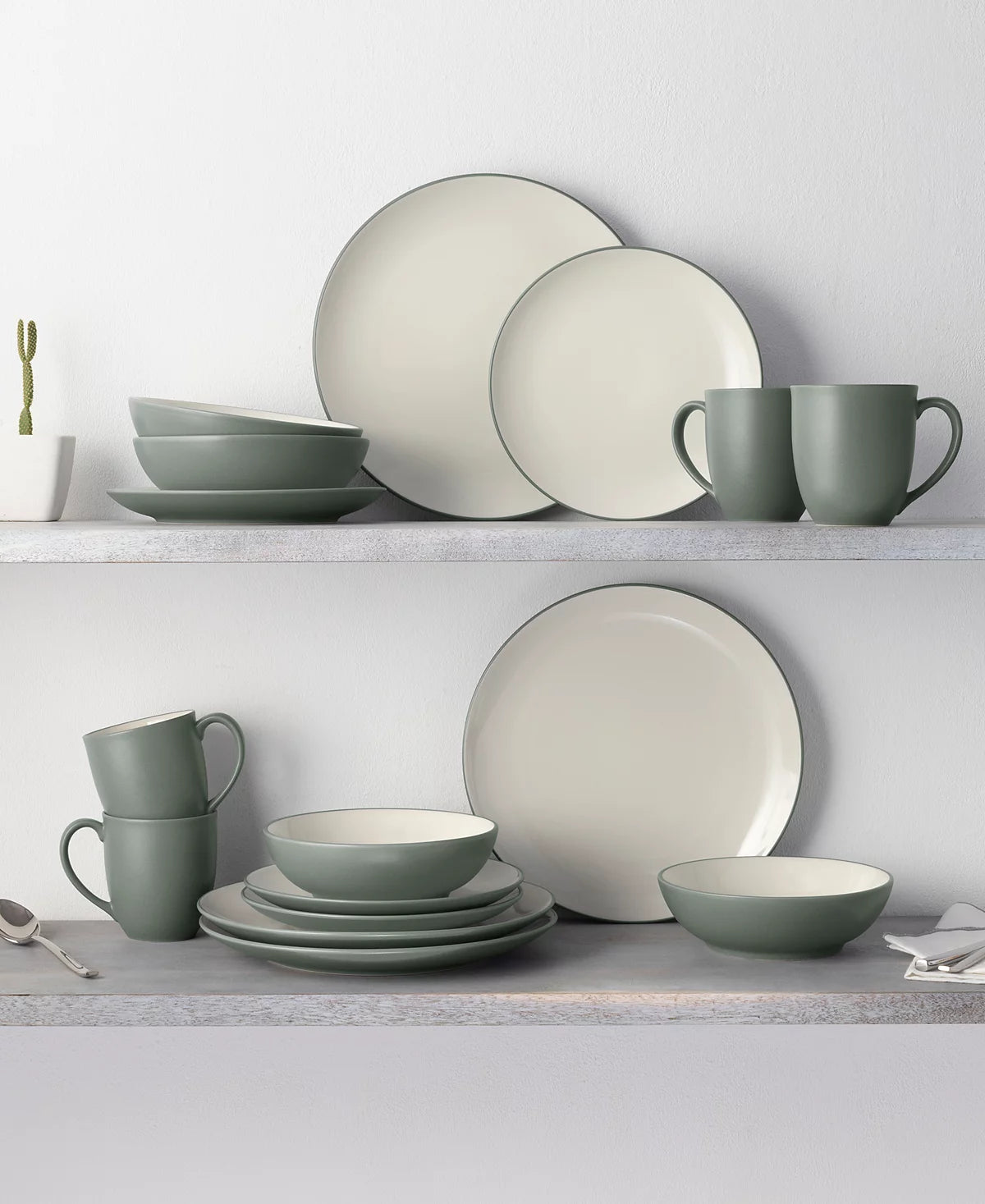 Aparelho de Jantar e Chá em Porcelana Clássico Ornato - 16 Peças
