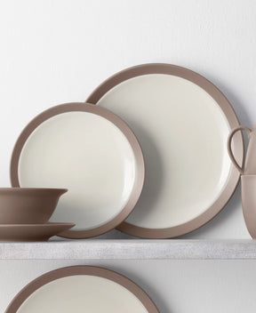 Aparelho de Jantar e Chá em Porcelana Clássico Drnato - 16 Peças