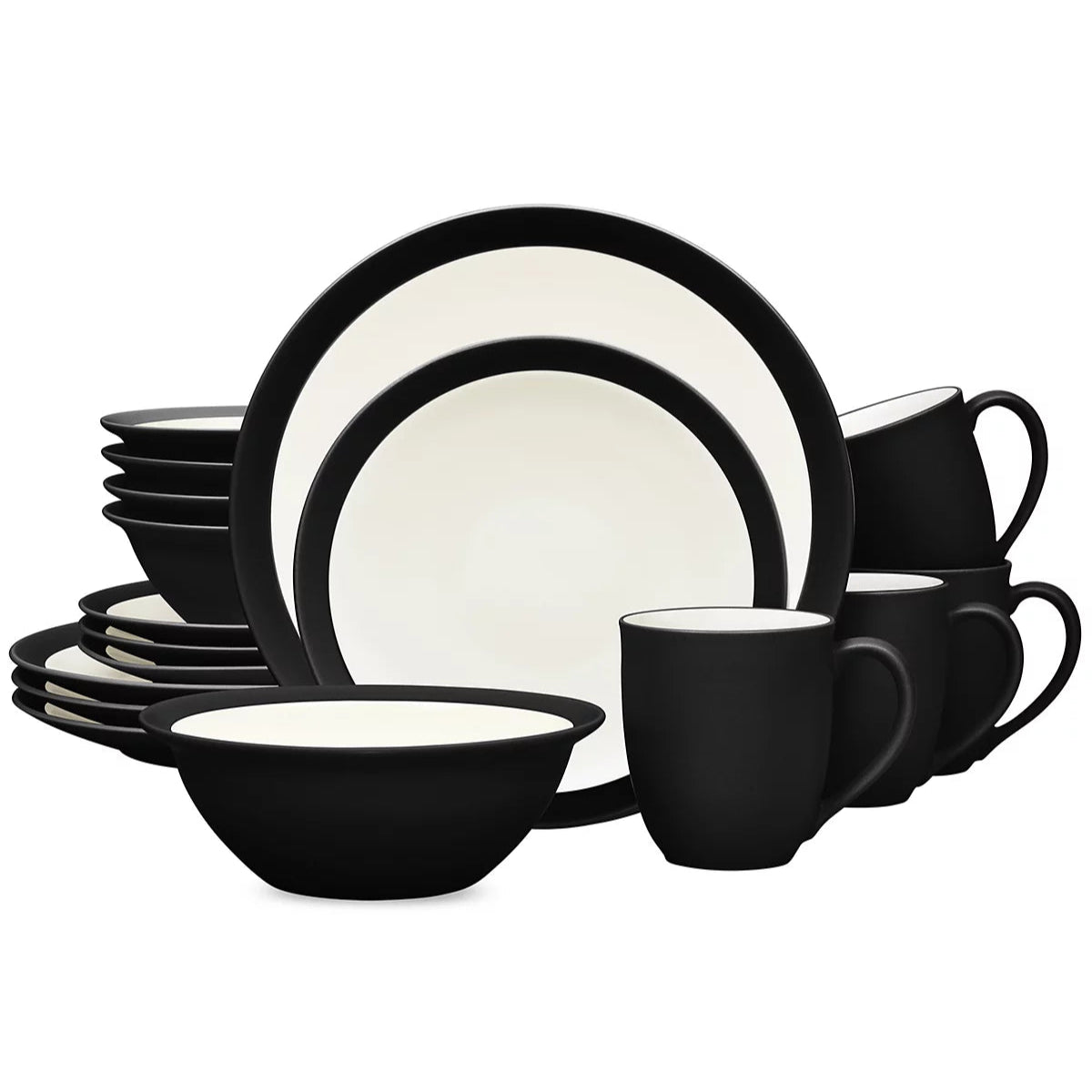 Aparelho de Jantar e Chá em Porcelana Clássico Rnato - 16 Peças