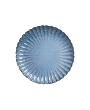 Aparelho de Jantar em Porcelana Estilizado Azul Nami - 12 Peças