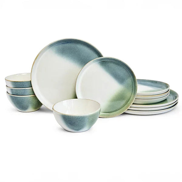 Aparelho de Jantar em Porcelana Degrade Acetinado Hikari - 12 Peças