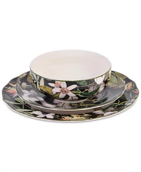 Aparelho de Jantar em Porcelana Artístico Bosco Vivo - 12 Peças