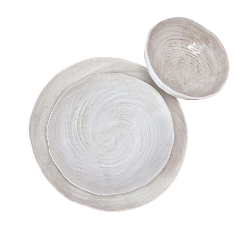 Aparelho de Jantar 15 Peças em Porcelana Minimalista – Shirohana