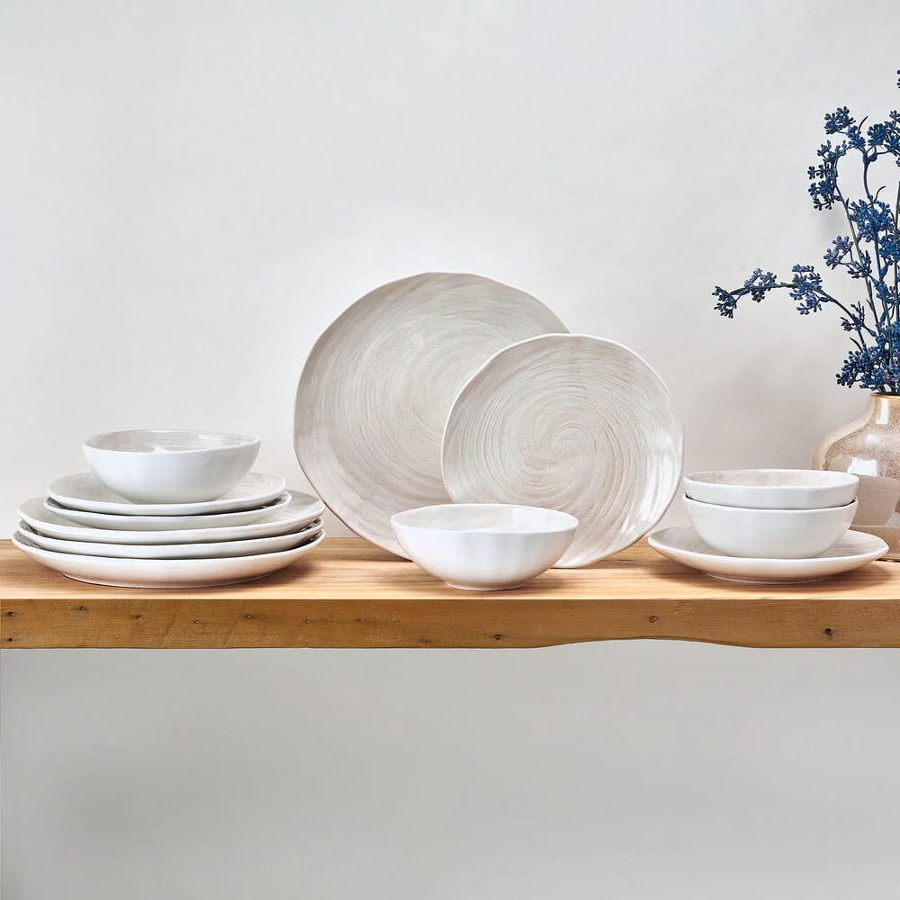 Aparelho de Jantar 15 Peças em Porcelana Minimalista – Shirohana