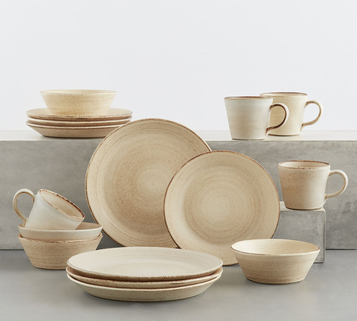 Aparelho de Jantar 25 Peças em Porcelana Minimalista – Hikari